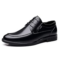 Men's Loafers Formal Wedding Shoes Derby Dress Oxford Uniform Shoes Low-top Cow Leather Spring Autumn Slip On Round-Toe Casual Leisure British Style