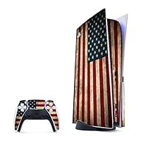 LidStyles Console Skin Protector Decal Compatible with Playstation 5 (PS5) (American Flag)