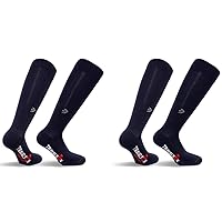 Travelsox Standard Patented Graduated Compression Travel & Dress Socks (2 Pack)