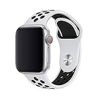 Deluxe Series Sport2 Black/White Apple Watch Band (40mm)