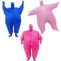 RHYTHMARTS Blue Costume+Rose Costume+Pink Costume Inflatable Costume Halloween Costumes