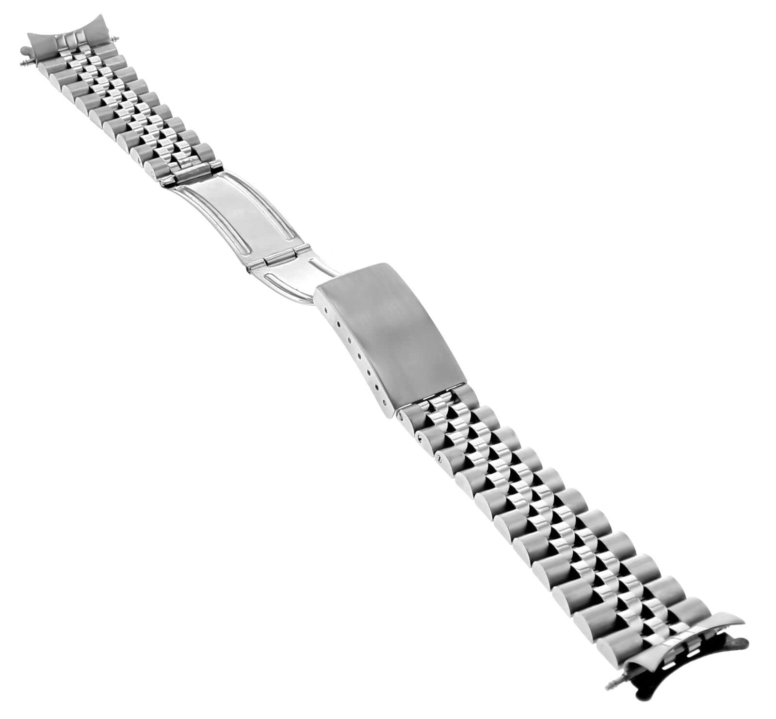 Ewatchparts 19MM JUBILEE WATCH BAND COMPATIBLE WITH 34MM ROLEX DATE 1501 1505 1500 5500 316L S/STEEL
