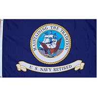 US Navy Retired 3x5 Flag NEW 3 x 5 Naval USN Banner