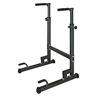 Dip Station Power Tower Pull Up Bar Stand Adjustable Height Heavy Duty Multi-Function Fitness Training Equipment For Gym Home Office