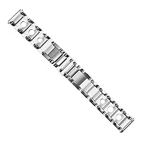 20MM STAINLESS STEEL BRACELET STRAP COMPATIBLE WITH TISSOT PRS516 NASCAR BAND T021414 T91148