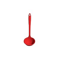 GIR: Get It Right Premium Silicone Ladle Serving Spoon - Non-stick Heat Resistant Seamless Kitchen Ladle for Soups, Stews, Dressings, and More - Ultimate, Red