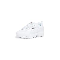 Fila Men's Disruptor Ii No-Sew Shoes White/Navy/Red 7