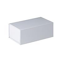 Jillson Roberts 36-Count Small Magnetic Closure Gift Boxes Available in 5 Colors, White Gloss