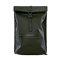 Rains Roll Top Rucksack Green One Size