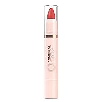 Mineral Fusion Sheer Moisture Lip Tint, Buildable Lip Color, Hydrating Lip Balm with Jojoba Oil, Shea Butter & More, Hydrates & Nourishes, FD&C Dye-Free & Hypoallergenic, Courageous, Cherry-Red