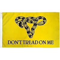 Don't Tread on Me Women's Gadsden Flag 3x5ft Poly - Women's Uterus Rights Come and Take It