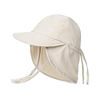 FURTALK Baby Sun Hat UPF 50+ Adjustable Baby Boys Girls Quick Drying Summer Beach Hat with Neck Flap for Traveling Swim Hat