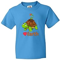 inktastic Love Earth Cute Turtle for Earth Day Youth T-Shirt