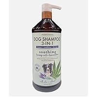 Pharm to Kennel ~ 3-in-1 Lavender Soothing Dog Shampoo w/Aloe Vera & Hemp Oil