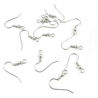 160 pcs Antique Silver Plated Jewelry Charms Findings Craft Making Vintage Beading G5BQ2Y Ear Hooks Earrings
