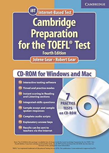 Cambridge Preparation for the TOEFL® Test Student CD-ROM