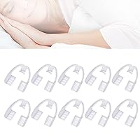 10pcs Teeth Grinding Night Guards Teeth Cushion Mouth Guard Protection Braces Anti-Grinding Braces Teeth Protector Sleep Teeth Grinder for Adults and Children