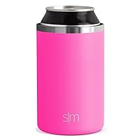 Simple Modern Standard Can Cooler for Beer, Soda, Sparkling Water | Vacuum Insulated Stainless Steel Drink Sleeve Holder Gift for Women 12oz Regular | Ranger Collection | Raspberry Vibes