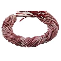 AAA Natural Ruby Faceted Rondelle Beads Radish Ruby Gemstone Beads, Ruby Rondelle Beads, 3-3.5 MM Shaded Ruby Beads, 12 Inch Red Ruby Beads CHIK-STNRD-27036