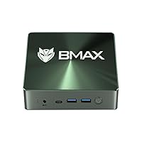 Bmax Mini PC Intel Core i3-1000NG4 12GB LPDDR4 RAM/512GB NVMe SSD WiFi5 4K/60Hz Triple-Display BT4.2 Type-C/HDMI