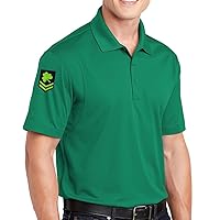 Irish Military Patch Sport-Wick Polo Shirt - Regular, Big and Tall Sizes