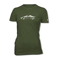 Legend Lines Lancia Stratos Coupe T-Shirt - Women - Side View