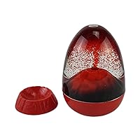 Volcano Eruption Egg Liquid Motion Hourglass With Base Calming Sensory Soothing Sand Desktop Ornament Liquid Motion Hourglass