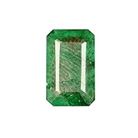 Green Emerald Loose Gemstone - 2.95 Carat EGL Certified Green Emerald Gem for Jewelry U-1032