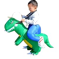 Funny Inflatable Cosplay Dinosaur Costume Toy Dinosaur Jumpsuit Clothing Halloween Parents-child Campaign Costumes Gift