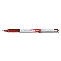 Pilot VBall Grip Liquid Ink Rolling Ball Stick Pens, Extra Fine Point, Red Ink, 12-Pack (35472)