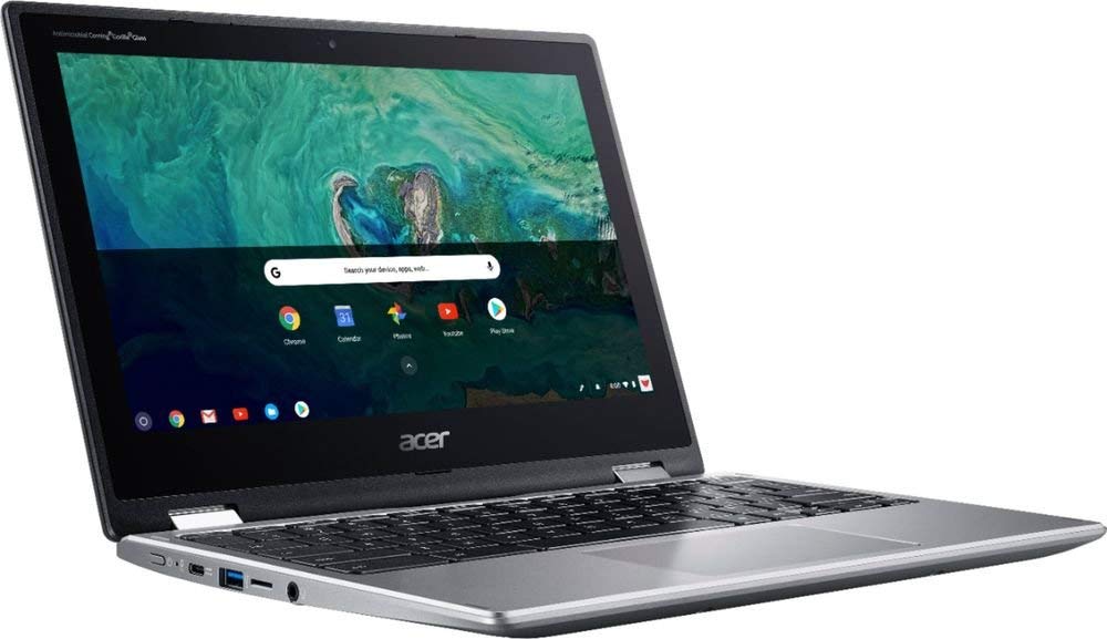 Acer Newest Convertible 2-in-1 Metal Body Chromebook-11.6 inches HD IPS Touchscreen, Intel Celeron Dual-Core Processor Up to 2.4Ghz, 4GB RAM, 32GB SSD, WiFi, Chrome OS (Renewed)