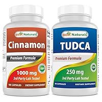 Best Naturals Cinnamon 1000 mg & TUDCA 250mg