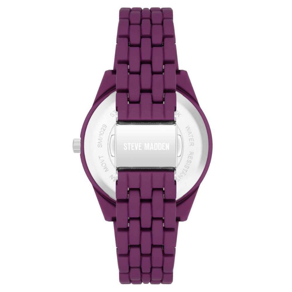 Steve Madden Women's Rubberized Bracelet Watch