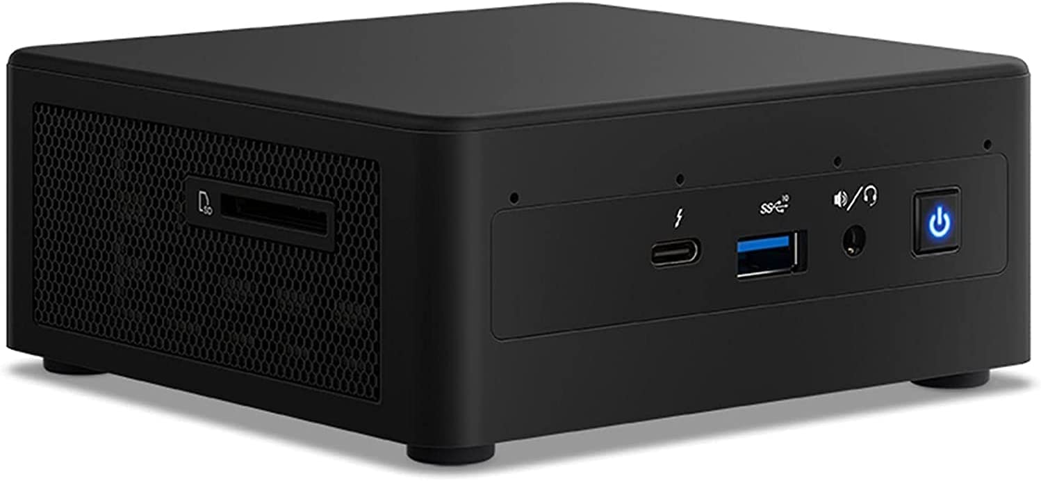 Intel NUC 11 Mini Desktop 2022-4-Core Core i5-1135G7 Iris Xe Graphics - 16GB DDR4 SDRAM 1TB SSD 1TB HDD - HDMI 2.0 Wi-Fi Bluetooth 5 Windows 10 Pro - 32GB USB