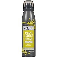 Jason Dry Spray Deodorant, Men's Forest Fresh, 3.2 Oz