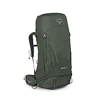 Osprey Kestrel 58L Men's Backpacking Backpack, Bonsai Green, L/XL