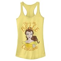 Disney Women's Princess Belle Costume Slim Fit, Scoop Hem Racerback Tank