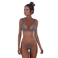 Brazilian Bikini Sets for Women Sexy Cheeky Thong Bikinis Two Piece Swimsuit Push Up High Cut Swimwear Bathing Suits