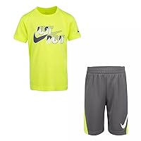 Nike Baby Dri-FIT Just Do It Tee & Shorts 2 Piece Set Months