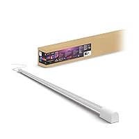 RGB Play Gradient LED Smart Light Tube - Large - Pack of 1 - Multicolor Effect - Indoor - Sync with TV, Music and Gaming - Bridge and Sync Box Required - Control with Voice or App - White