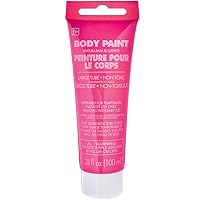 Bold & Vibrant Pink Body Paint - 3.4 oz (1 Count) - Perfect for Parties, Festivals & Artistic Expression