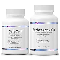 Master Antioxidant & Immune Support, S-Acetyl Glutathione Supplement for Neuro Health Support & Berberine Immune Support Supplement
