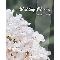Wedding Planner For Your Happiness: An inspirational dot grid notebook for the bride with Bible verses and encouraging messages