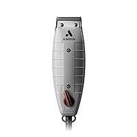 Andis 04685 Professional Outliner ll Square Blade Beard Trimmer - Blade Zero Gapper, Carbon Steel Blade - Grey