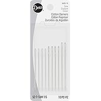 Dritz 56CD-15 Cotton Darners Hand Needles, Size 1/5, Nickel (10-Count)