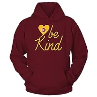 FanPrint Bethune-Cookman Wildcats - Be Kind - Heart - University Team Logo - Gift T-Shirt