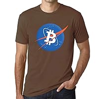 Men's Graphic T-Shirt Bitcoin BTC NASA Style Eco-Friendly Limited Edition Short Sleeve Tee-Shirt Vintage