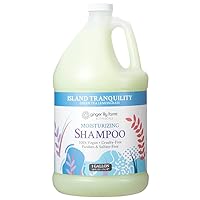 Botanicals Moisturizing Shampoo for All Hair Types, Island Tranquility, 100% Vegan & Cruelty-Free, Green Tea Lemongrass Scent, 1 Gallon (128 fl oz) Refill