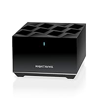 NETGEAR Nighthawk Tri-Band Whole Home Mesh WiFi 6 Add-on Satellite (MS80) – add up to 2,250 sq. ft. of Coverage