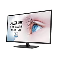 ASUS 31.5” 1080P Monitor (VA329HE) - Full HD, IPS, 75Hz, Adaptive-Sync, Eye Care, Low Blue Light, Flicker Free, HDMI, VGA, Wall Mountable, Tilt Adjustable,Black